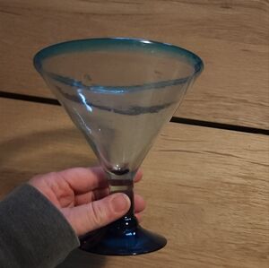 Margarita blue glassware